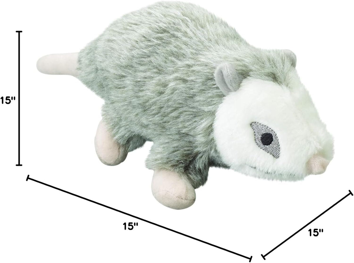 SPOT Woodland Collection Possum Dog Toy – 15” Plush Squeaky Dog Toy with Grunting Squeaker, Durable Stuffed Animal for Medium and Large Dogs