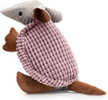 Hollypet Armadillo Squeaky Dog Toys for Medium Large Dogs, 14" | plush stuffed large dog squeak animal toy with unique grunt squeaker textured fabric for teeth cleaning toys