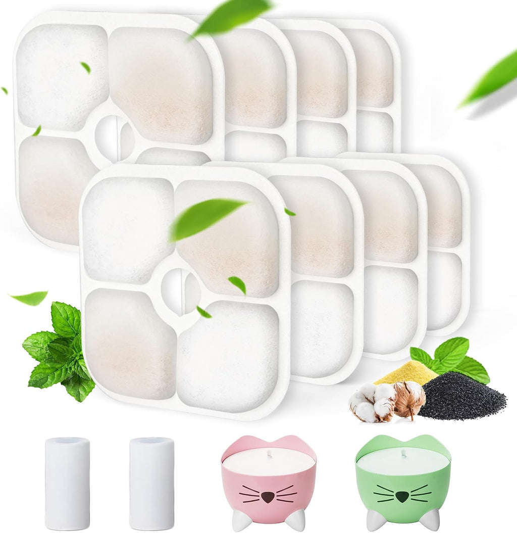 Cat Water Fountain Filter Replacement for PIXI Pet Water Fountain