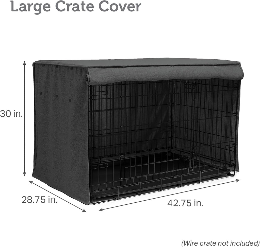 Friends Forever Metal Dog Crate Cover 42 inch- 42.8" L x 28.8" W x 30" H
