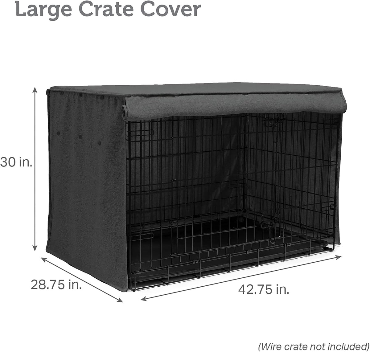 Friends Forever Metal Dog Crate Cover 42 inch- 42.8" L x 28.8" W x 30" H