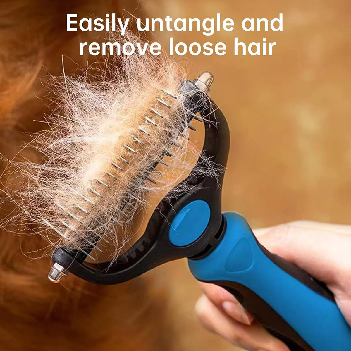 4 PCS Dog and Cat Grooming Kit Pet Hair Remover Brushes