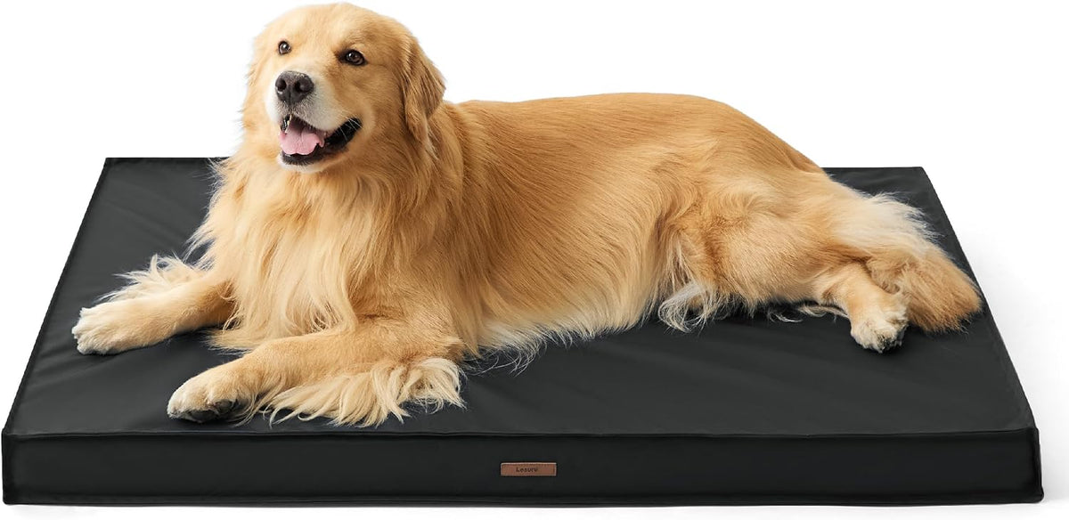 LE SURE Outdoor Waterproof XL Dog Bed,Orthopedic Pet Mat,44x32In