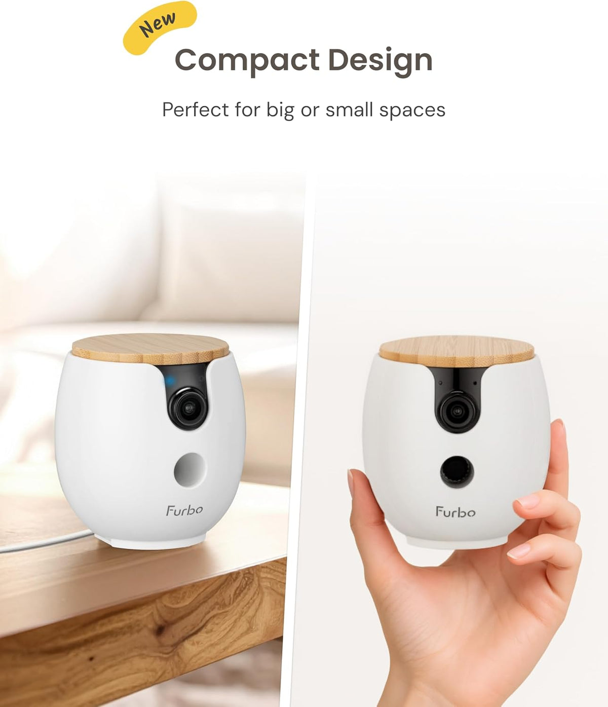 Furbo Mini 360° Camera [Core Features, No Ongoing Cost]