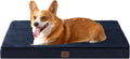EHEYCIGA Orthopedic Dog Bed Large with Removable Washable Cover, 35IN Navy
