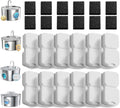 GIOTOHUN 24 Cat Water Fountain Filter: 12 Filters & 12 Sponges