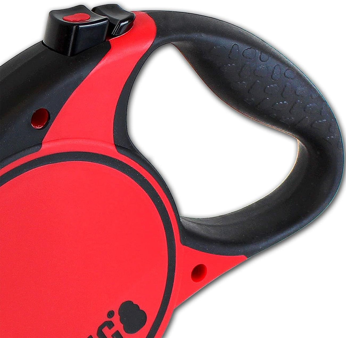 Alcott Kong Terrain Retractable Dog Leash, Small, Fuschia, 16' Long.