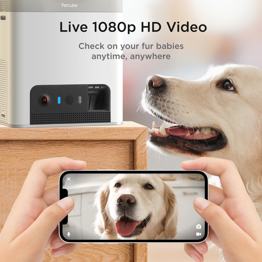 Petcube Bites 2 Lite Pet Camera [Subscription Required] - Treat Dispenser
