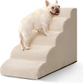 Dog Stairs for High Beds 22.4" H,5-Step Pet Ramp for Small & Medium Dogs