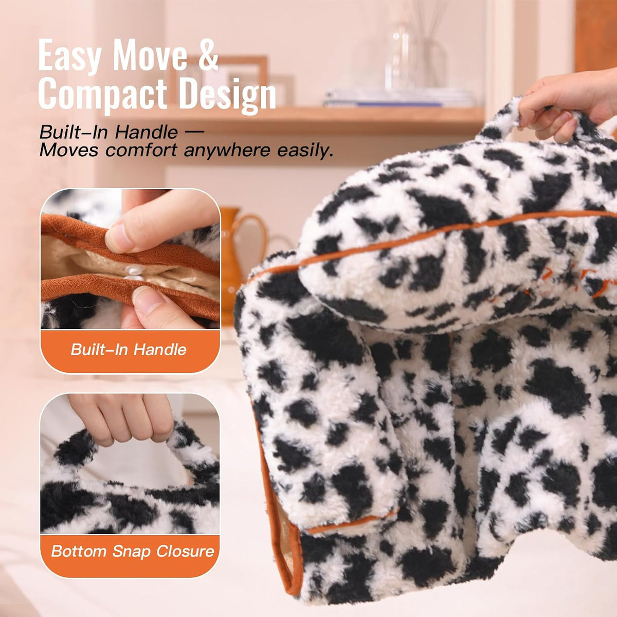 CHEERPALS Calming Dog Bed Mat with Neck & Head Support for Indoor Cats