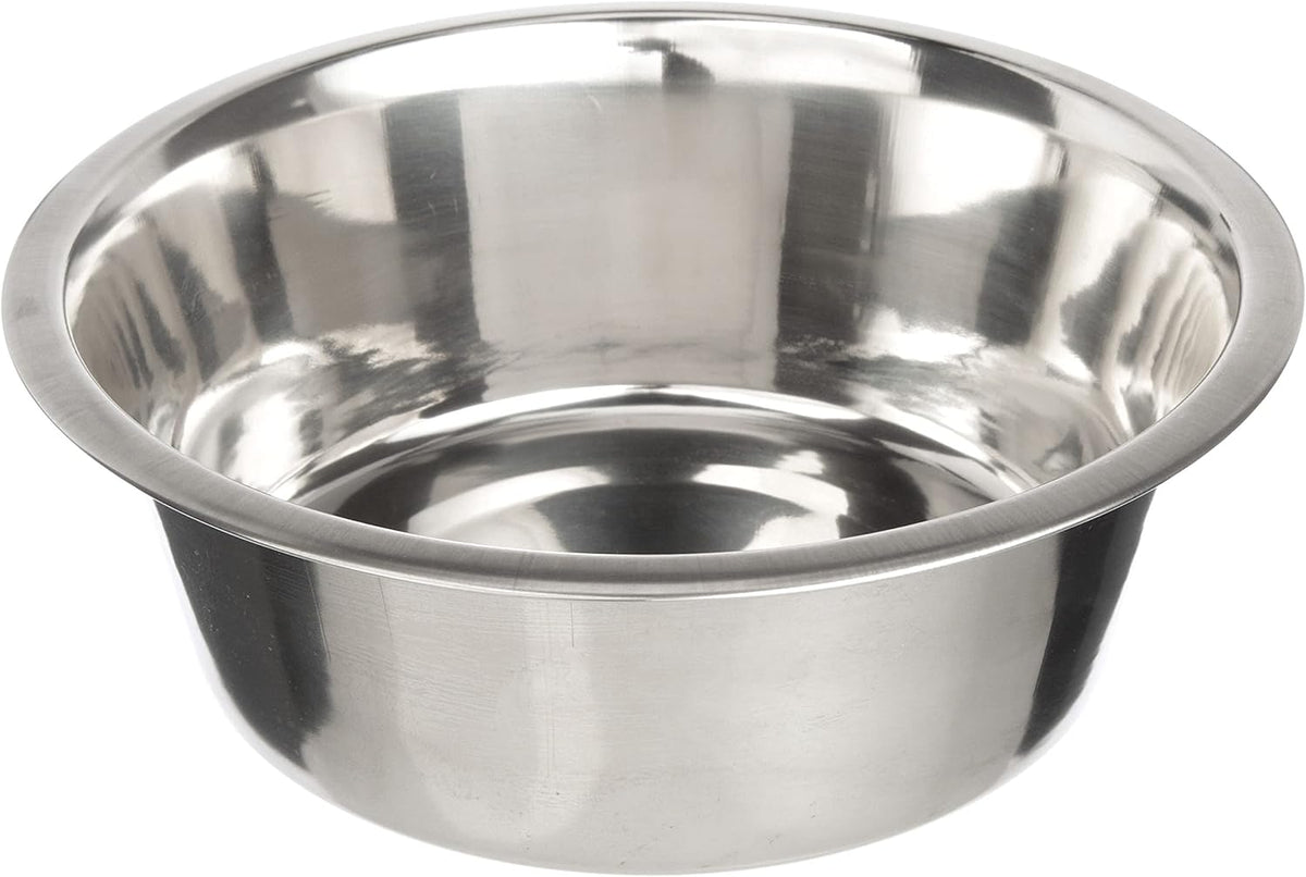 Neater Pet Brands 12 Cup (96 oz.) Stainless Steel Dog Bowls, 1 Single Large Dog Water Bowl or Food Bowl for Indoors or Outdoors, Metal Bowls for Large Breed, Dishwasher Safe Dish for Extra Big Dogs 