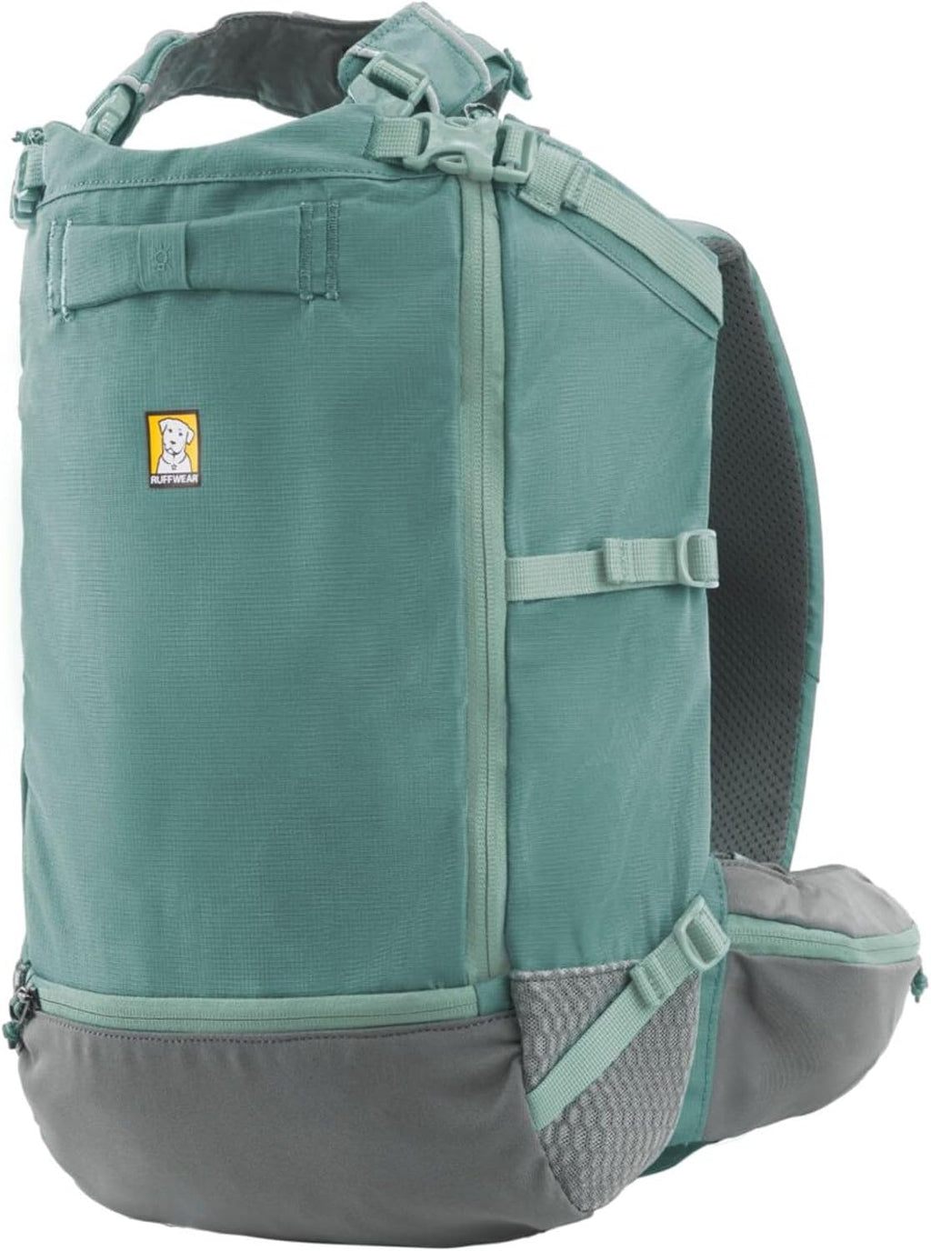 Ruffwear, Hitch Hiker Dog Backpack Carrier, River Rock Green, XX-Small