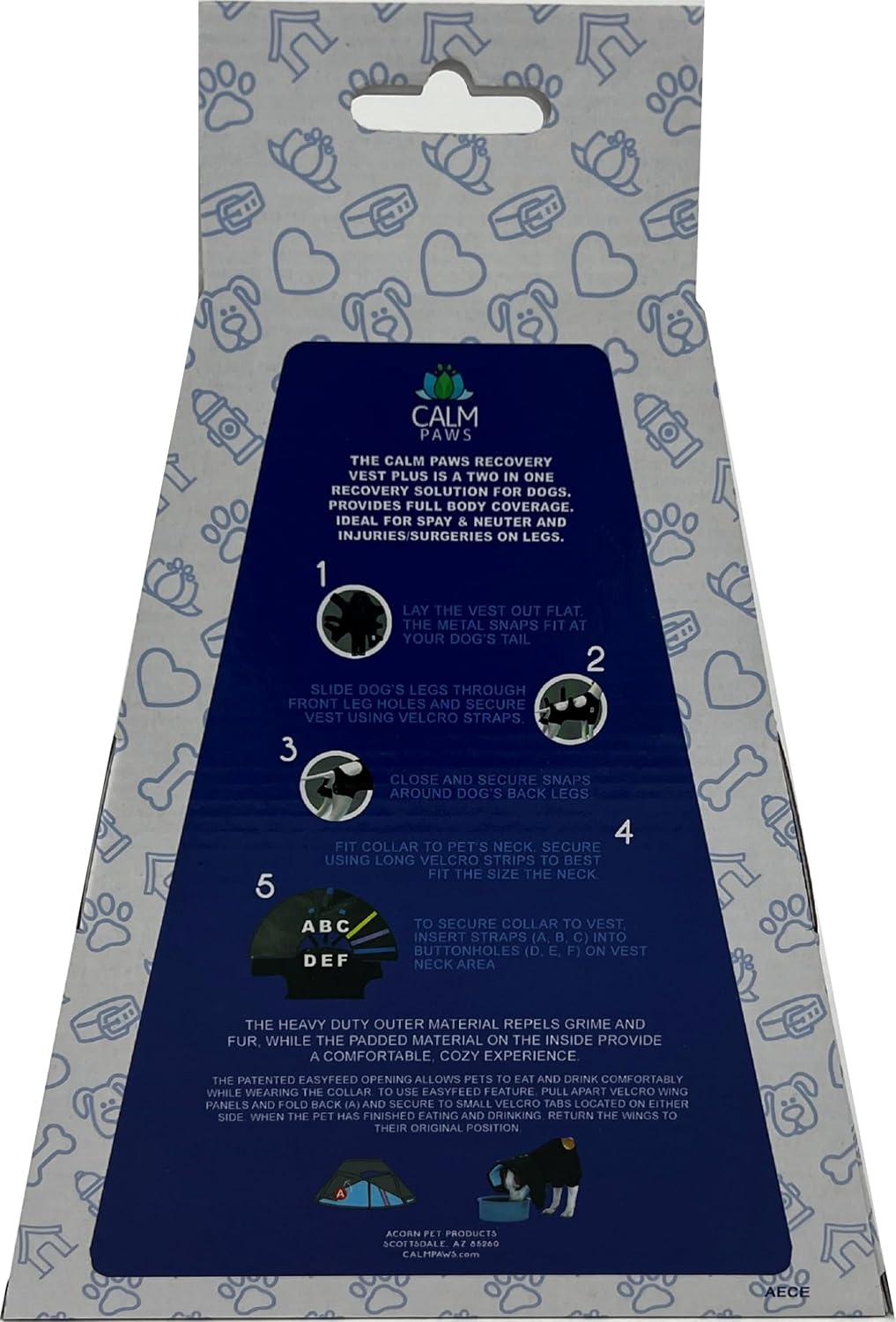 Recovery Vest Plus w Detachable Collar (Small)