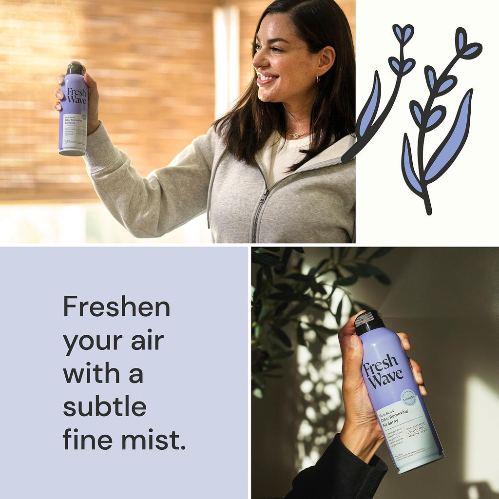 Fresh Wave Lavender Air Freshener Spray, 8 oz Room Odor Eliminator