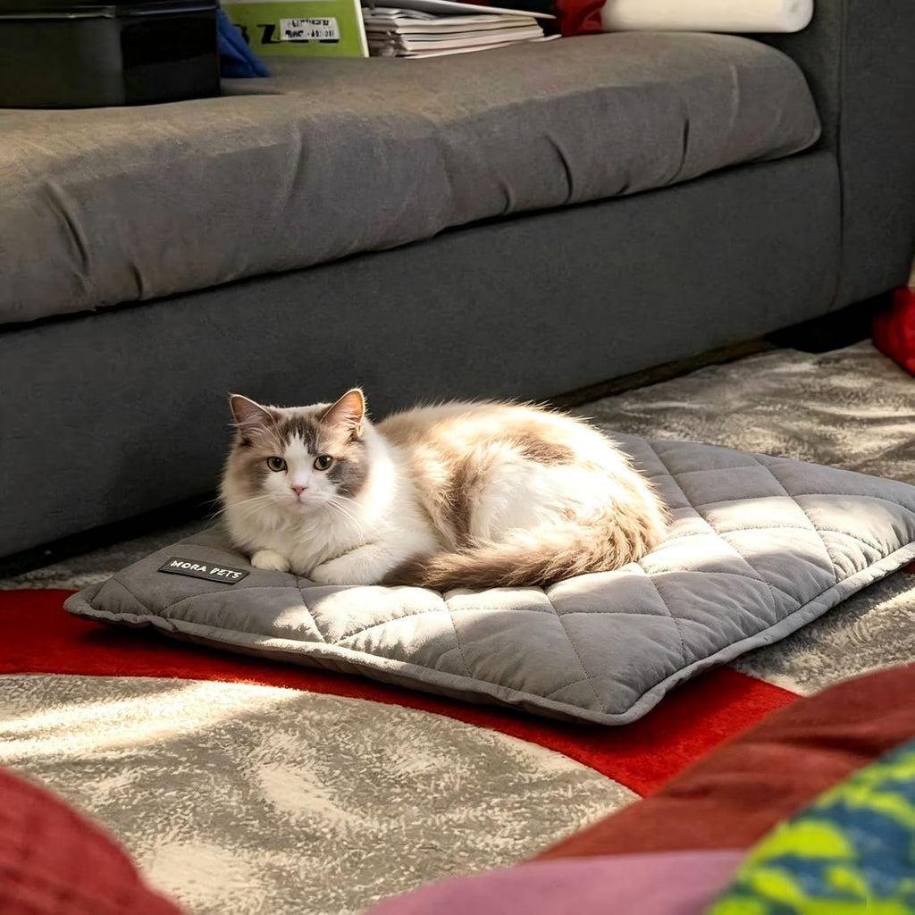 Mora Pets Self Heating Cat Bed Self Warming Cat Pad 24 x 18 Inches