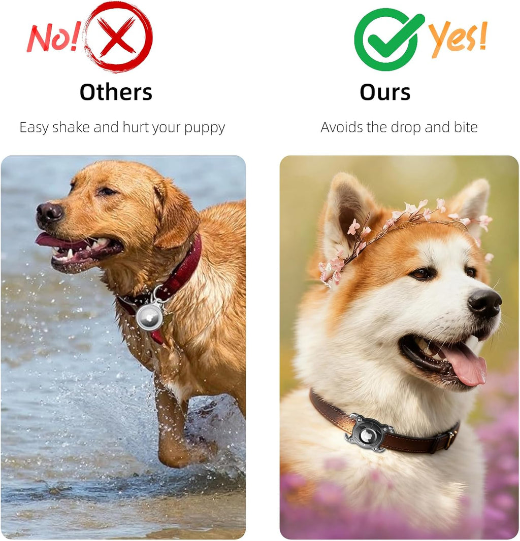 Waterproof Airtag Holder for Dog Collar,2 Pack