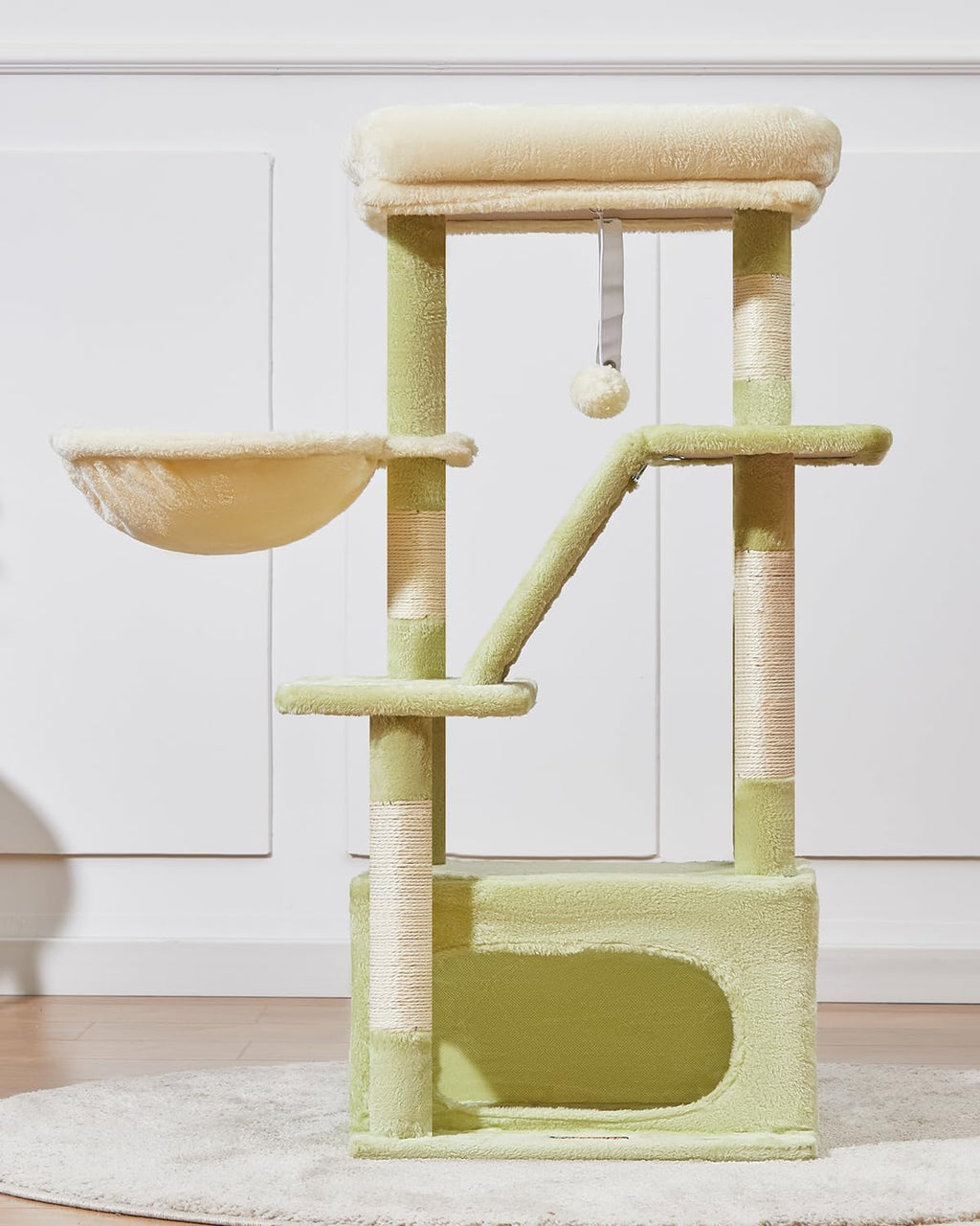 Taoqimiao Cat Tree, 38.5In Cat Tower for Indoor Cats, Suitable for Kittens