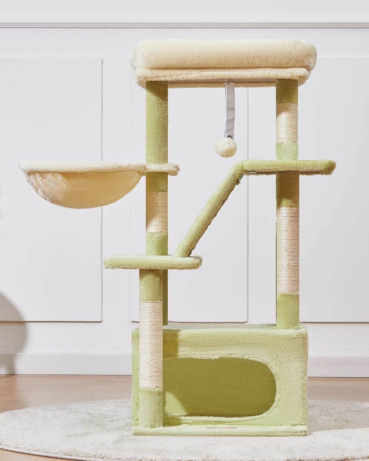 Taoqimiao Cat Tree, 38.5In Cat Tower for Indoor Cats, Suitable for Kittens