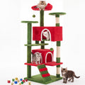 54 Inch Cat Tree Tower with Sisal Scratching Post