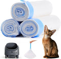 Automatic Self-Cleaning Cat Litter Box Replaced Trash Bags-3 Rolls, 60 Packs FEELNEEDY Cat Litter Box Waste Bag for 4075B