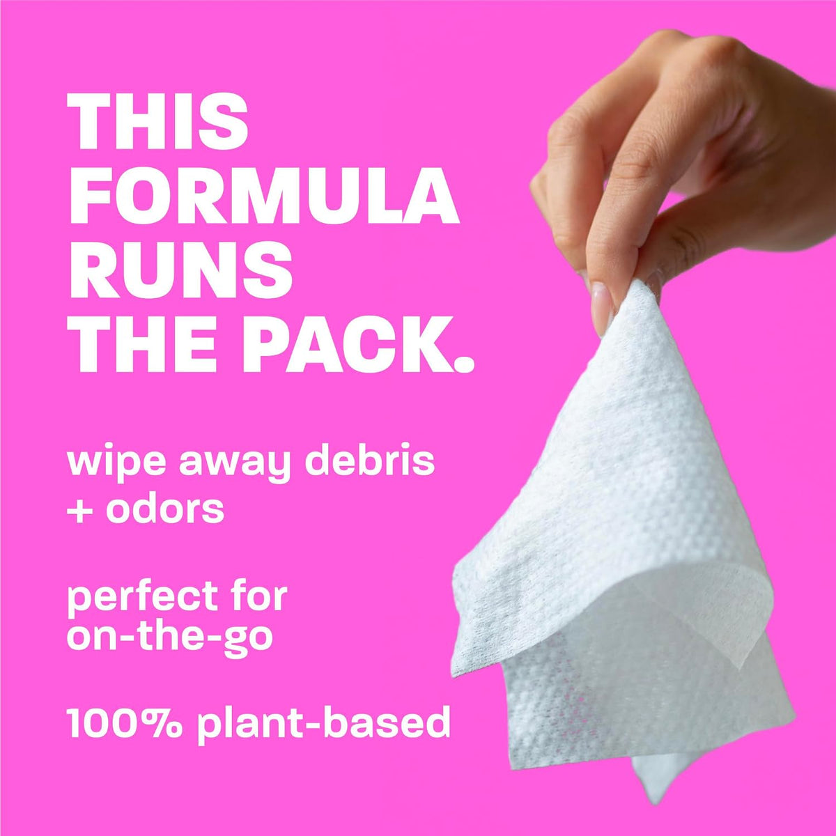 TropiClean Dog Wipes for Cleaning Paws & Tushy, Berry & Coconut Scent,100ct 