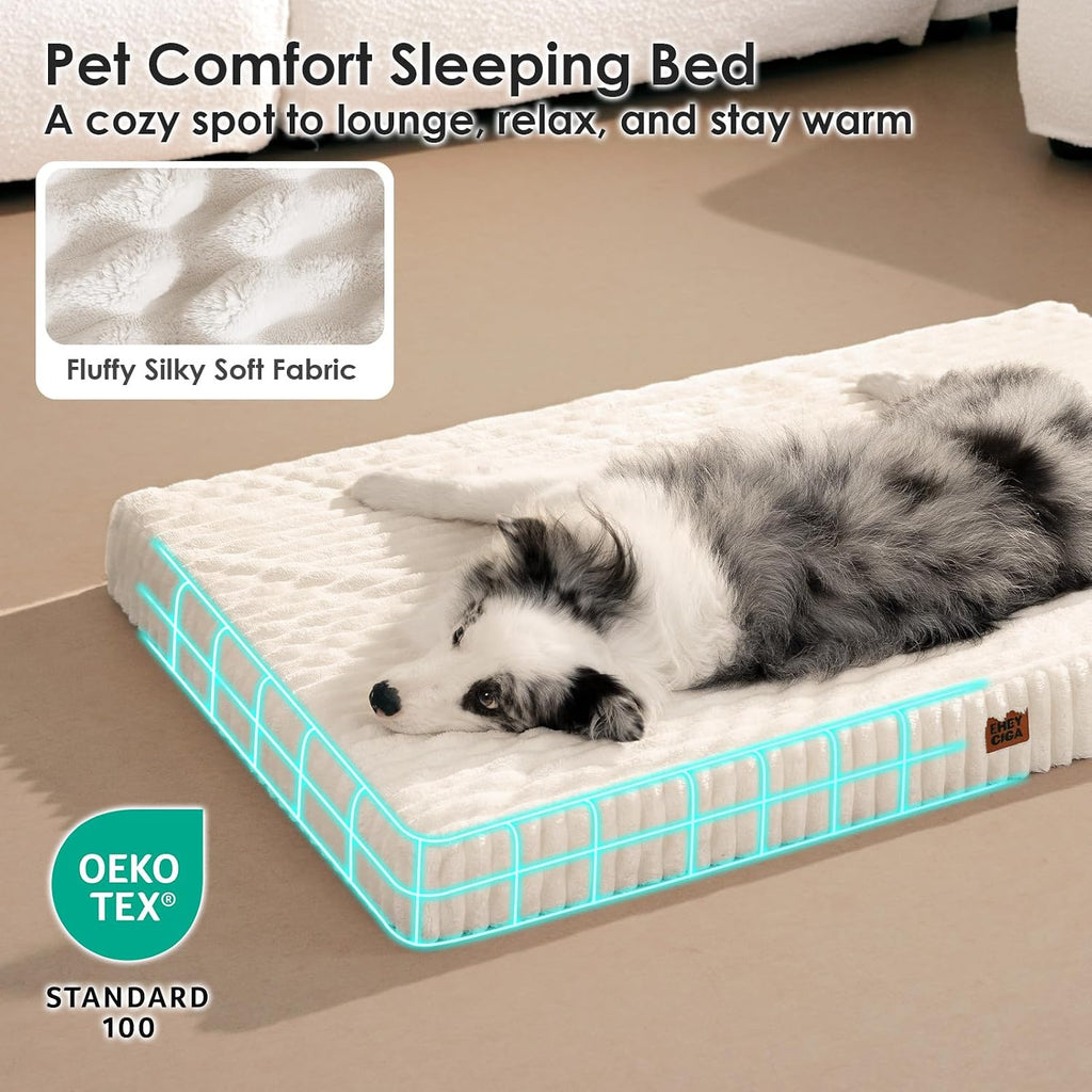 EHEYCIGA Orthopedic XL Dog Beds Large Sized Dog, 41"x27" Washable Pet Bed