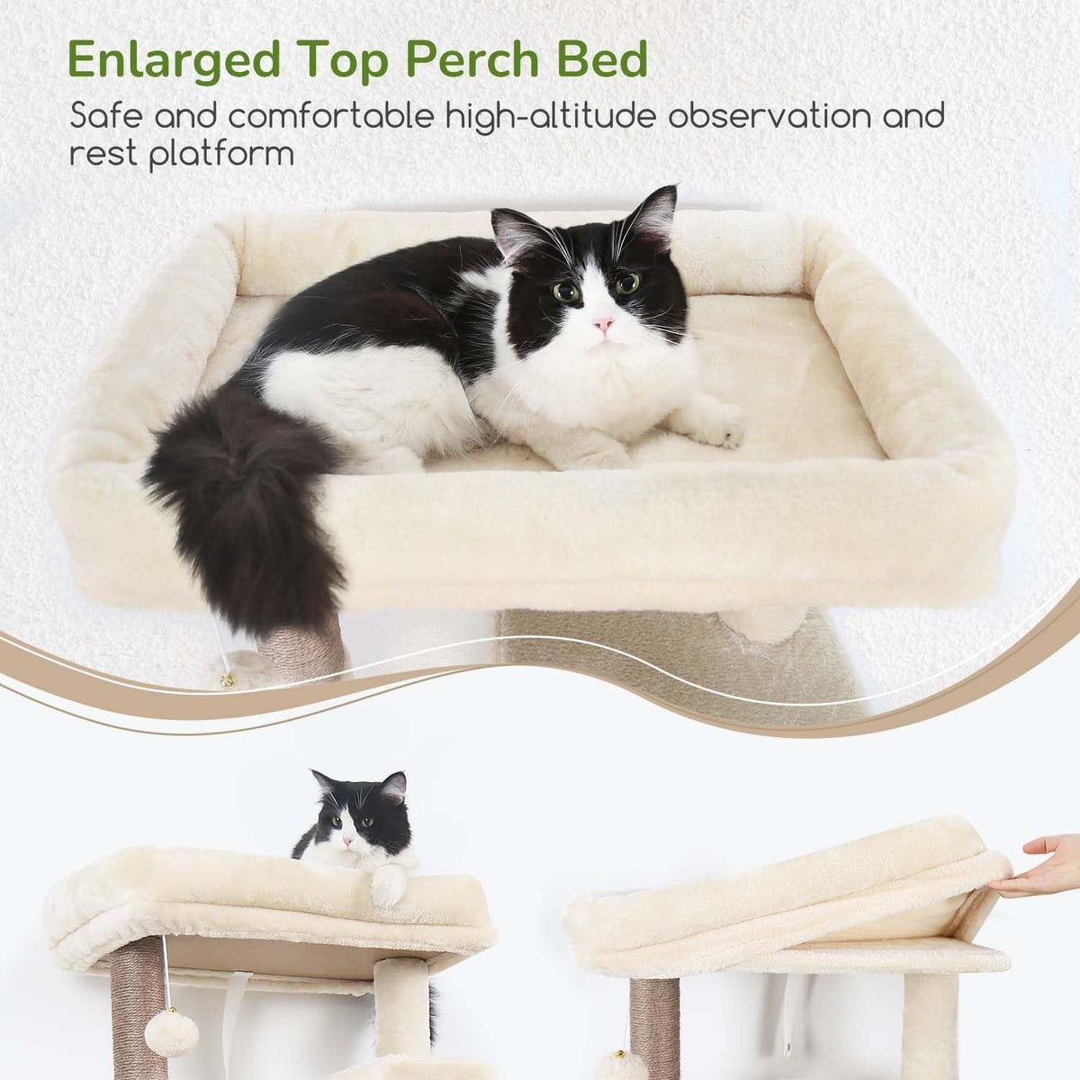 Globlazer F70 Pro Heavy Duty Cat Tree Tower for Indoor Cats Large Adult