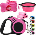 Retractable Dog Leash, 16FT Heavy Duty Dog Leash, Pink