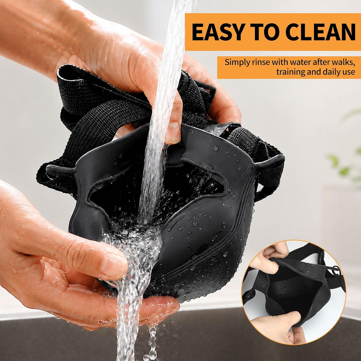 Silicone Dog Treat Pouch with Training Clicker