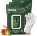 Hypoallergenic Dog & Cat Bathing Glove Wipes, 30 ct
