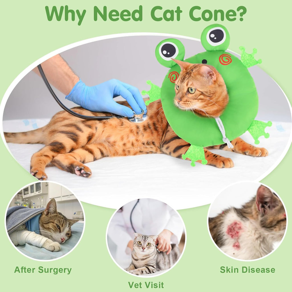 BEAUTYZOO Cat Cone Collars Soft, Cat Donut Recovery E Collar After Surgery