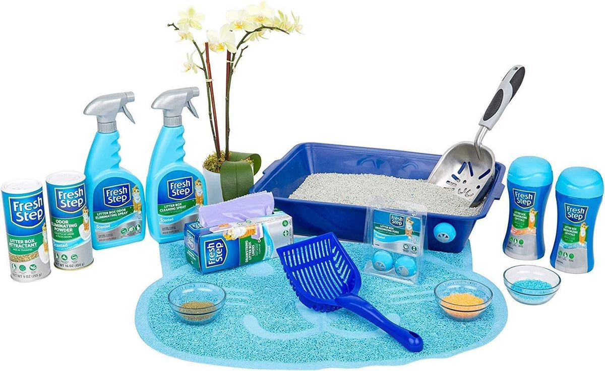 Fresh Step Cat Litter Crystals Deodorizer, Fresh Scent, 15 Oz