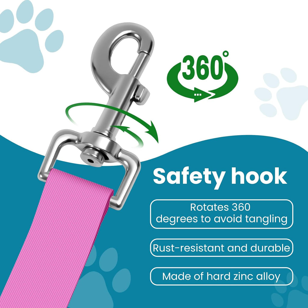 Adjustable pet cat and Dog car seat Belt，SUV, and The Lanyard is Flexible and Adjustable from 20 to 33 inches (Purple)