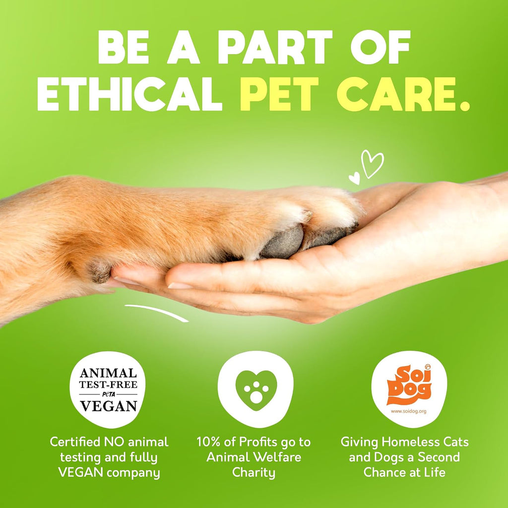 G.A.S Lick-Safe Daily Pet Wipes for Dogs and Cats, Unscented, 200 Count
