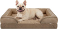 INVENHO Orthopedic Medium Dog Beds for Medium Dogs, Waterproof, Egg-Crate Foam Dog Couch Bed with Washable Removable Cover, Waterproof Lining and Nonskid Bottom