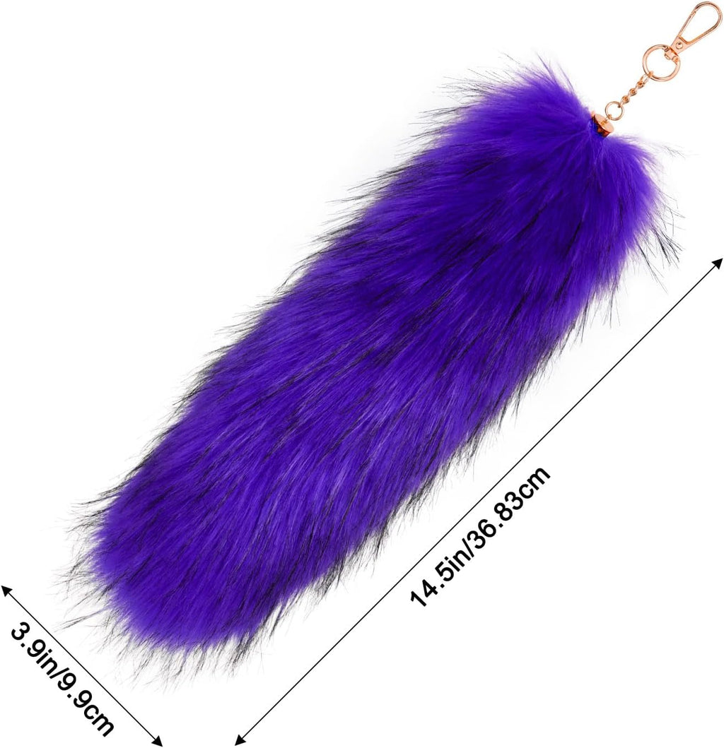 Yookat Faux Fox Tail Artificial Fox Tail Faux Cat Tail Fox Tail Cosplay for Halloween Costume