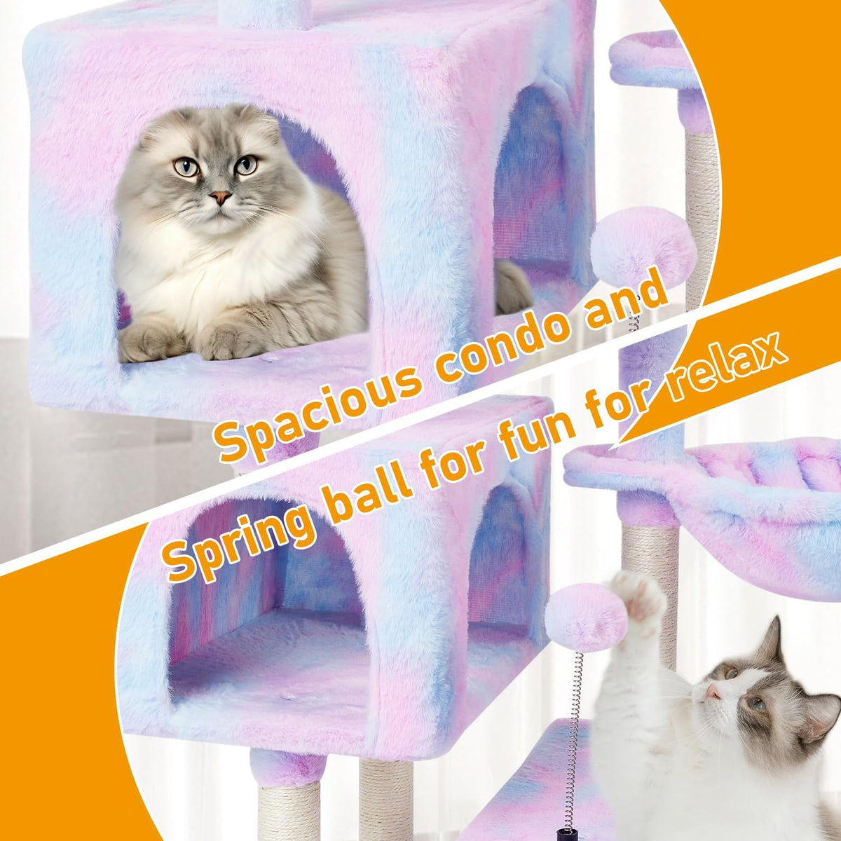Cat Tree Cat Tower Condo Pet Activity Center Sisal Scratching Post