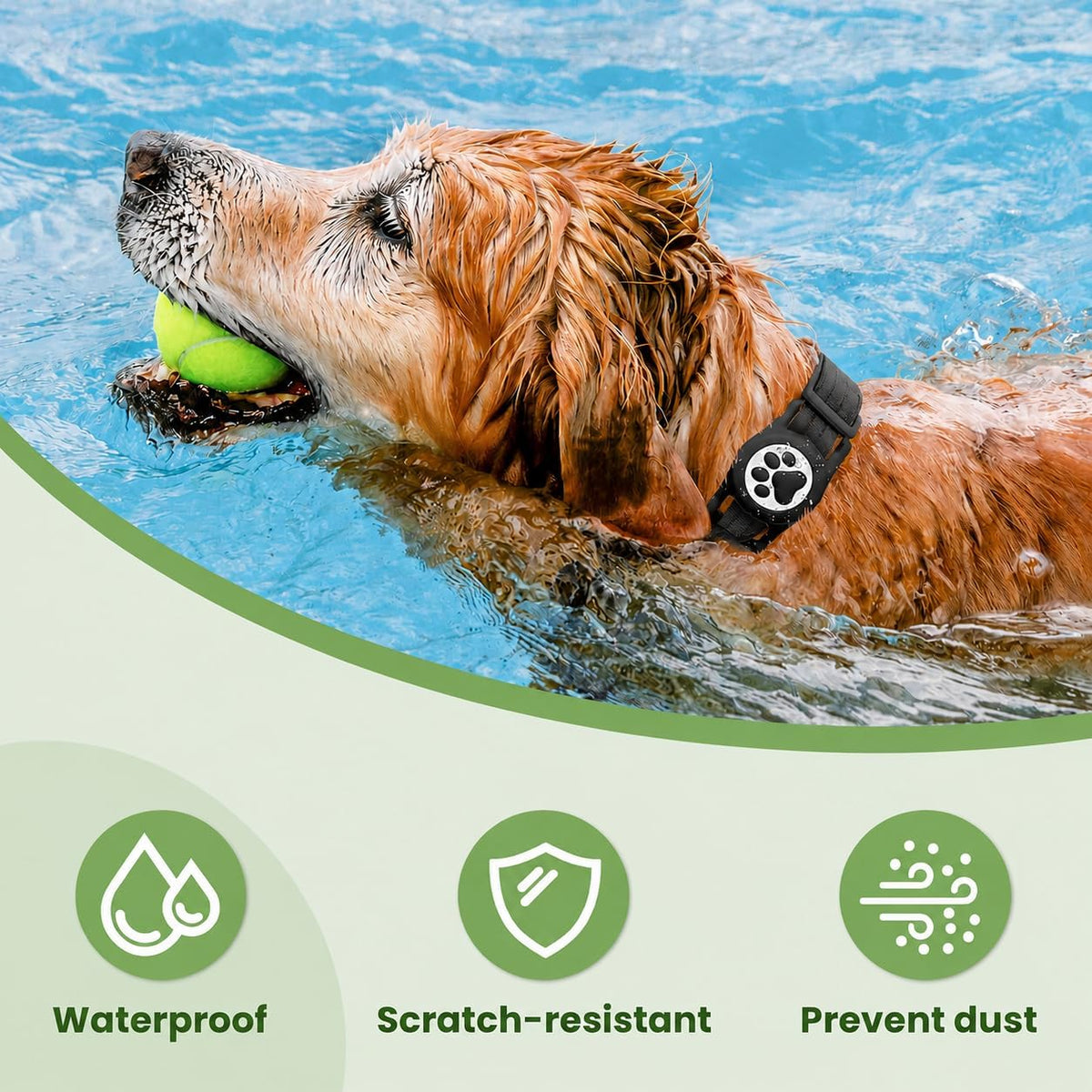 Dog Tracker Collar iOS & Android, 2026 GPS Pet Tracker for Dogs and Cats