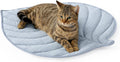 COZY KISS Dog Cooling Mat for Dogs or Cats, Leaf Shaped Pet Pad, 27x23 inch