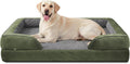 INVENHO Jumbo Orthopedic Dog Bed for Extra Large Dogs, Waterproof, Egg-Crate Foam Dog Couch Bed with Washable Removable Cover, Waterproof Lining and Nonskid Bottom