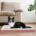 Sunheir Washable Orthopedic Medium Dog Bed, Large Waterproof Dog Crate Bed