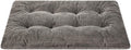 WONDER MIRACLE Fuzzy Deluxe Pet Beds, Super Plush Dog or Cat Beds Ideal for Dog Crates, Machine Wash & Dryer Friendly (23" x 35", L-Eagle Grey)
