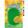 Bodhi Dog Shampoo Brush - Pet Grooming & Bath Supplies for Dogs and Cats - Bath Brush for Long & Short Hair - Premium Scrubber for Shower, Showerhead, Sprayer & Bathing (One Pack, Green)