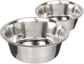 Neater Pet Brands 7 Cup (56 oz.) Stainless Steel Dog Bowls, Set of 2 Neater Feeder Replacement Bowls (M/L Express, Large Deluxe Models), Dog Food Bowl & Water Bowl, Dishwasher Safe Metal Dish for Dogs 