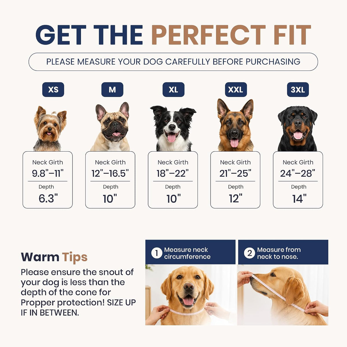 Dog Cone Collar for Dogs After Surgery – Soft Adjustable Recovery Cone to Stop Licking & Scratching – Comfortable E Collar Alternative for Wound Care, Neuter & Spay Recovery -Fits S, M, L Dogs