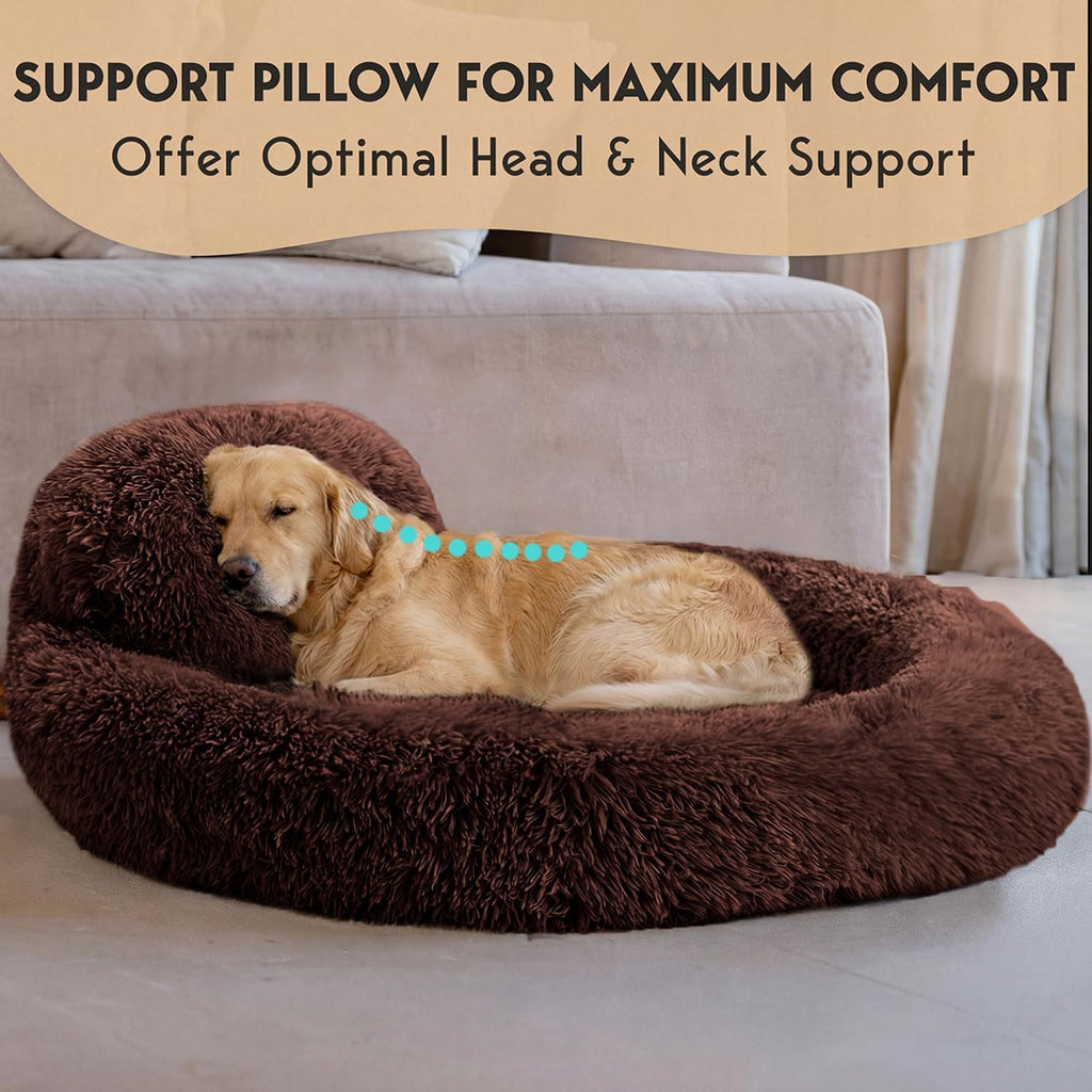 XL Dog Beds for Large Sized Dog - 45'' Extra Large Dog Bed, Washable, Soft