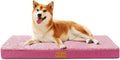 Patas Lague Orthopedic Medium Dog Bed Washable Pet Sofa Mat 30''X20'' Pink