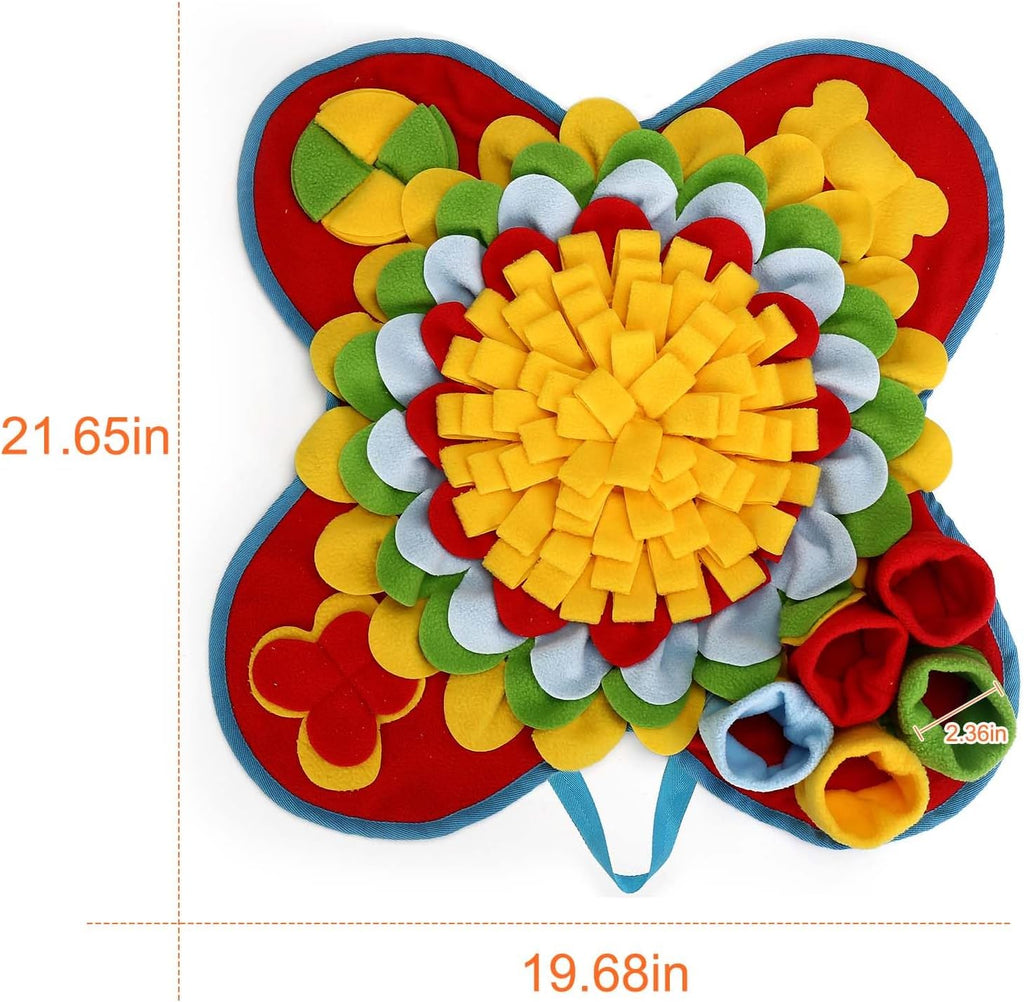 Snuffle Mat for Small Medium Dogs Nose Smell Training, Muilticolor