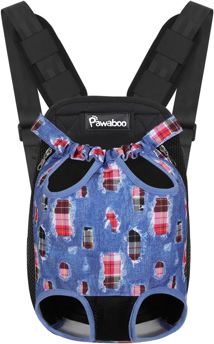 Pawaboo Pet Front Carrier Backpack for Small Medium Dogs