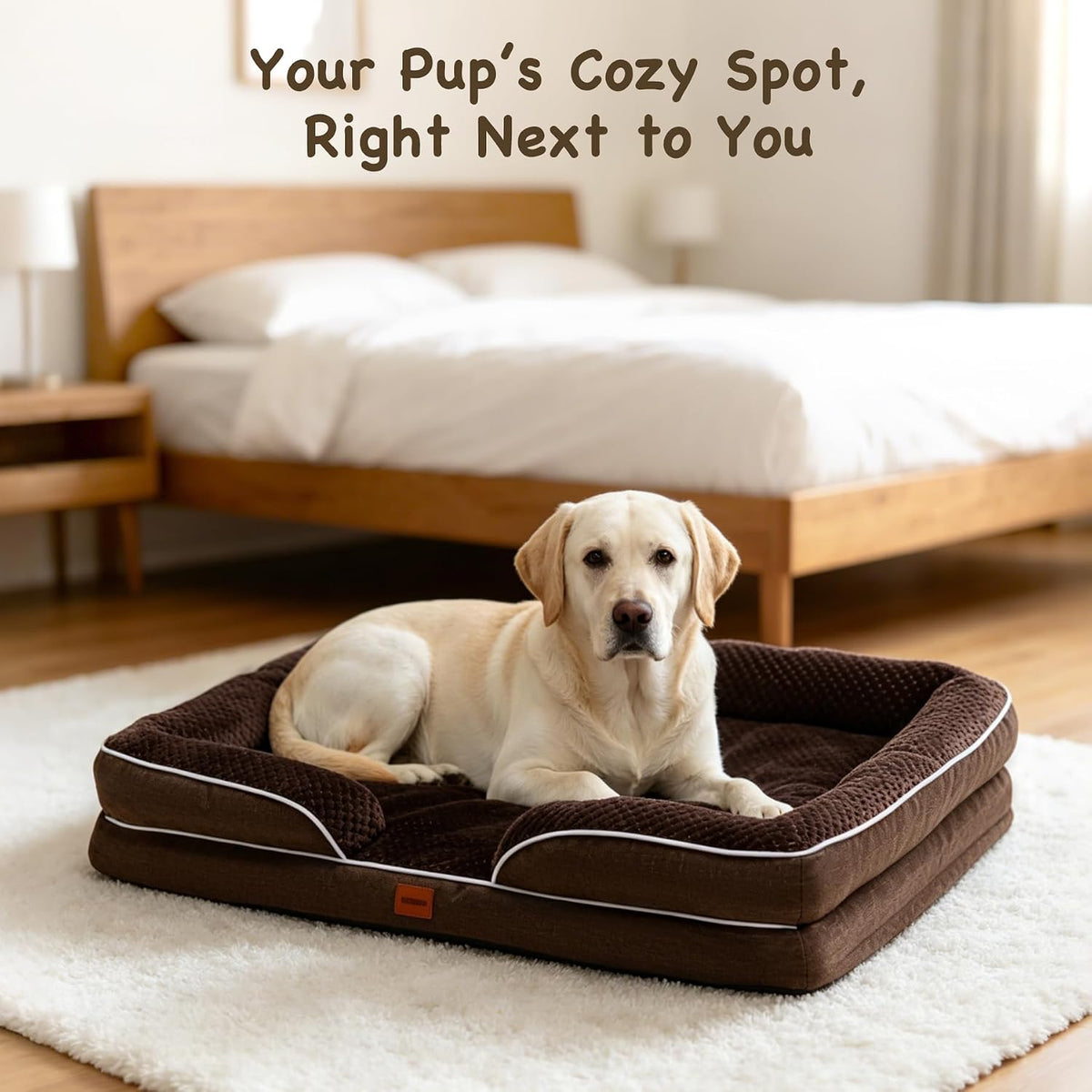 Orthopedic Dog Beds Large Sized Dog, Waterproof Washable Pet Bed